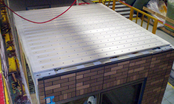 吹抜け用養生アルミ