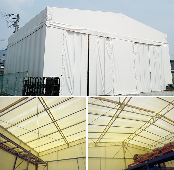 開閉式テント(奈良)